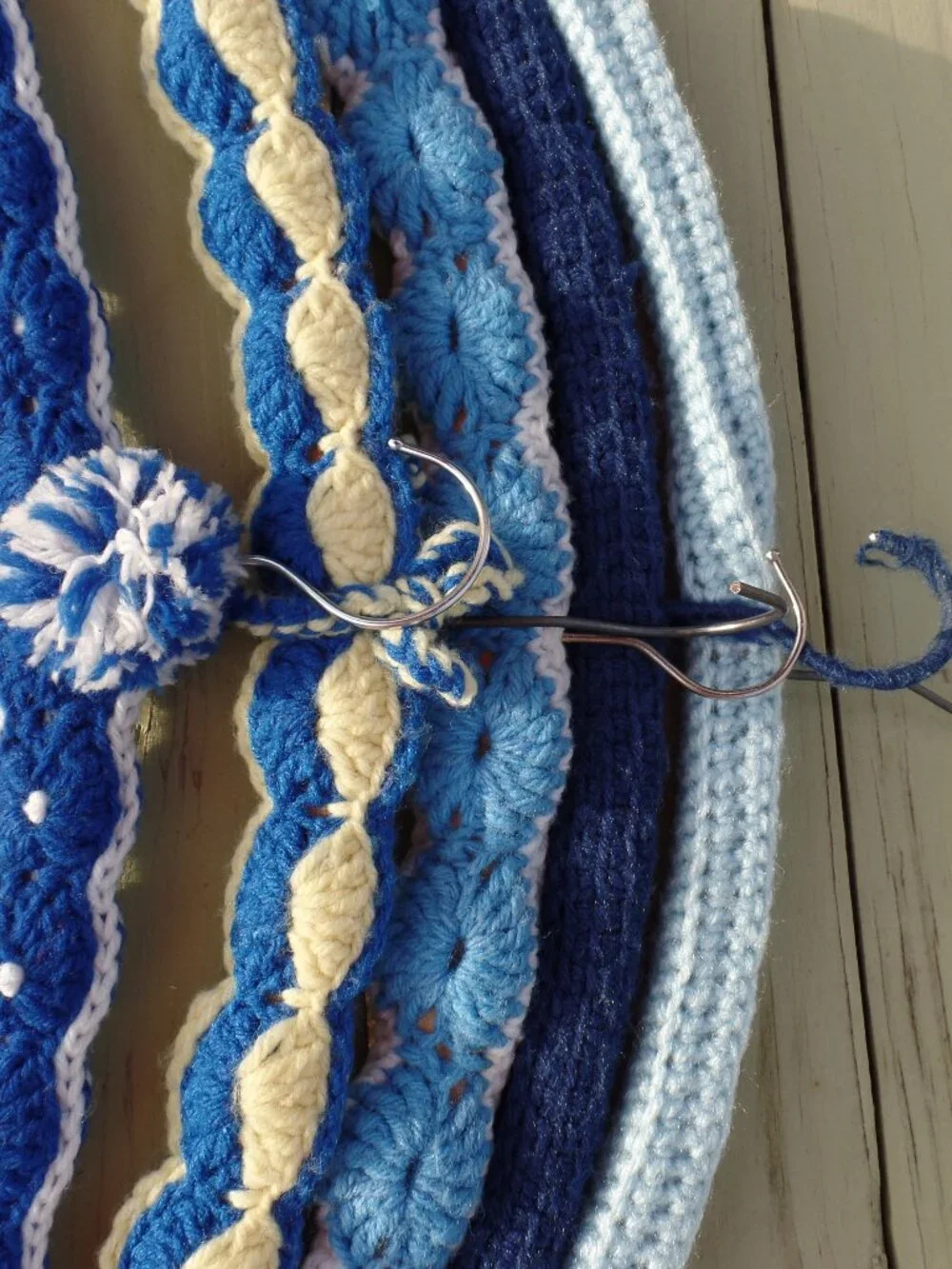 Handmade vintage hand